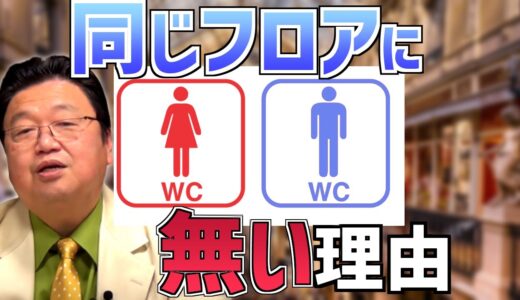 【失われた娯楽】なぜ百貨店のトイレは不便なのか？階級社会の象徴を考える【岡田斗司夫/切り抜き/テロップ付き】