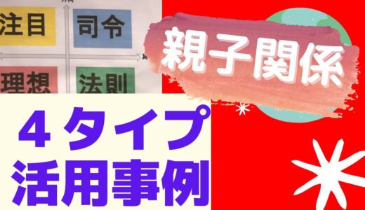 岡田斗司夫切り抜き　4タイプ活用法（親子関係）３分ダイジェスト