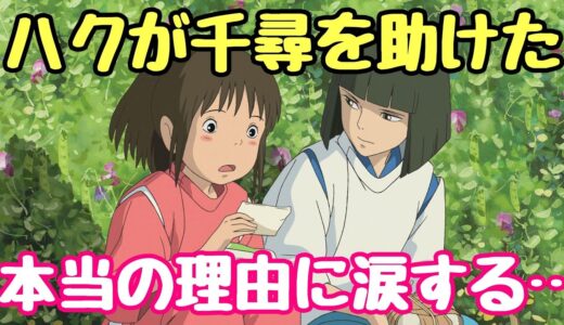 【岡田斗司夫】ハクの驚きの正体…千尋を助ける本当の理由とは…千と千尋の神隠し感動の展開！