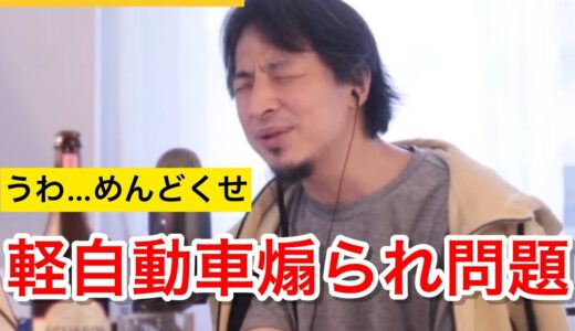 【煽り運転】軽自動車にしてから煽られる。煽り運転を撃退する方法は？｜ひろゆき 切り抜き 睡眠用